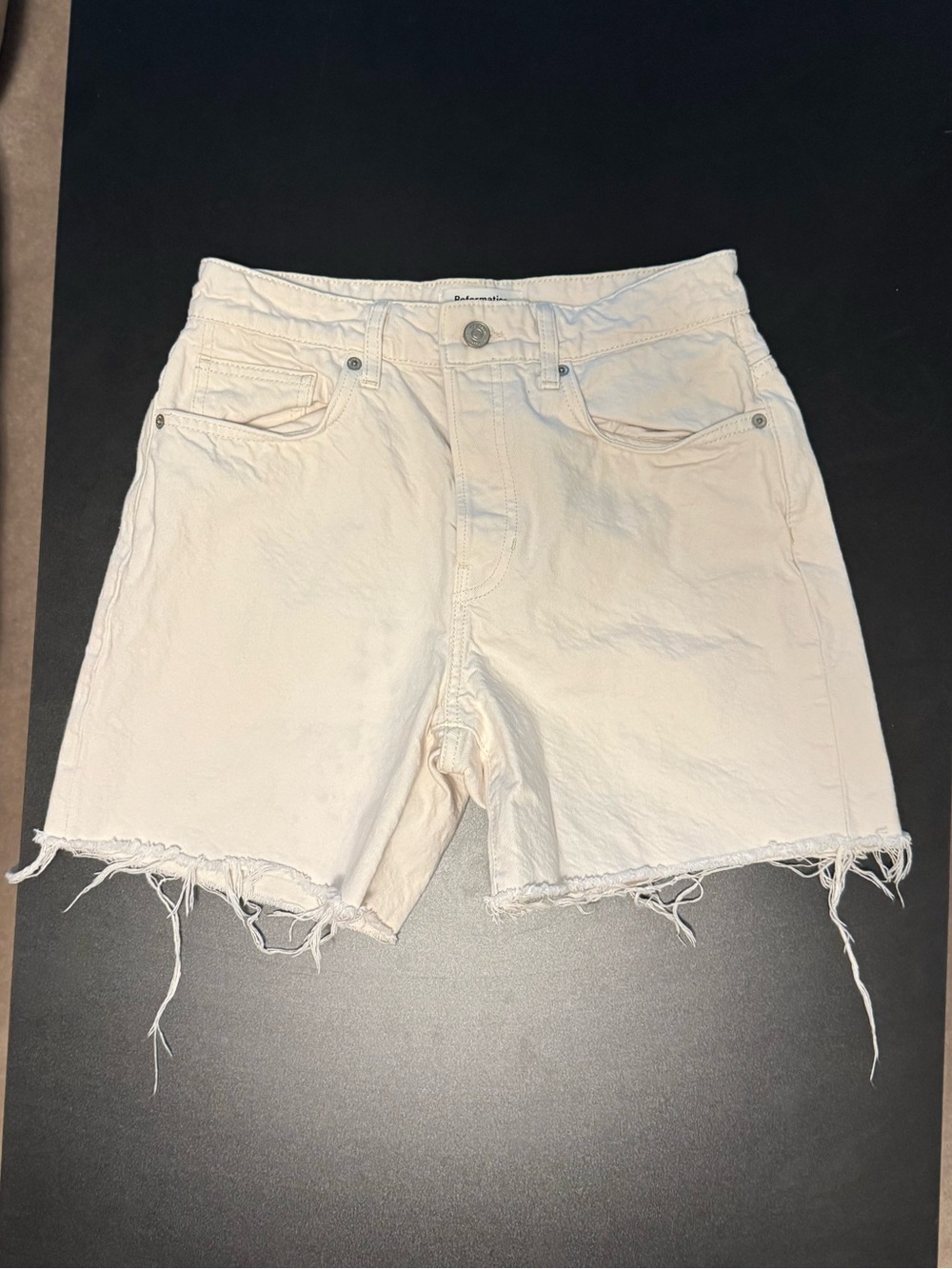 Reformation White Shorts